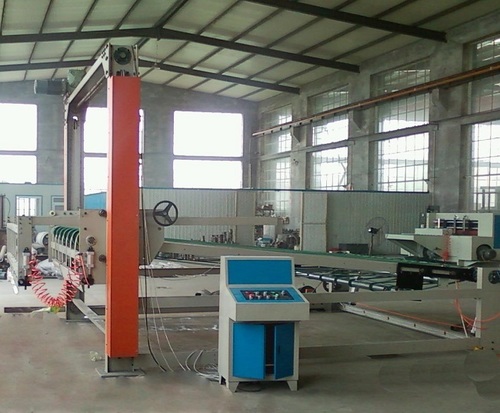 Electric Corrugated Cardboard Production Line With Gantry Stacker