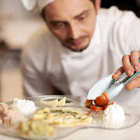 Imporio 9 Inch Serving Tong - Stainless Steel, 9 Inch Size, Polished Silver Finish | Rust Proof, Compact Design For Household And Hotel Use