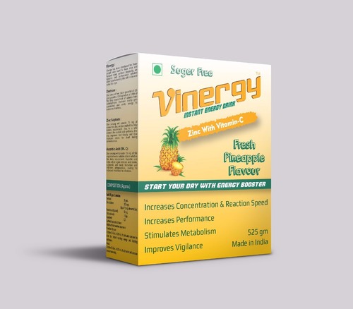 Vinergy Instant Energy Drink (Pineapple Flavor) Dosage Form: Powder
