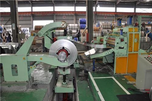 High Speed Crgo & Crngo Silicon Steel Slitting Line For Transformer Core Production - Color: Green