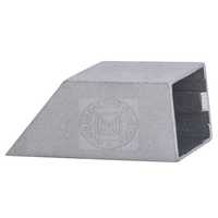 Zinc Die Cast Square Curtain Bracket - 135 Grams, Silver Color, Smooth Surface Finish | For Home And Hotel Room Applications