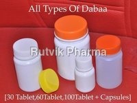 White Pharma Plastic Containers