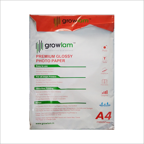 Premium Glossy Photo Paper Size: A4