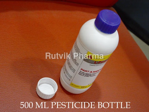 White HDPE Pesticide Bottles