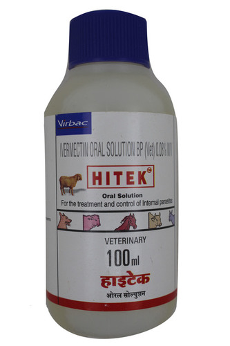 HITEK ORAL SOLUTION 100ML-IVERMACTIN 10MG+BENZYL ALCHOHO