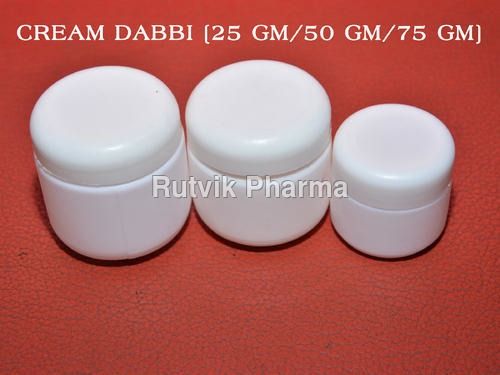 White Cream Container