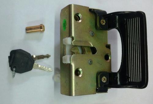 Automotive Spare Parts - Metal & Plastic, 10x5x3 cm, Powder Coated | Secure Locking, Double Bitted Key, Latch Bolt Mechanism, Easy Installation, Durable