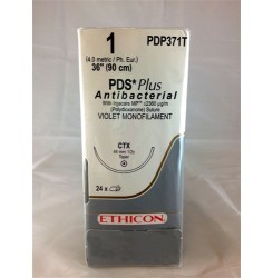 Ethicon Synthetic Absorbable Suture Pds Plus Antibacterial Sutures (Polydioxanone With Triclosan ) (PDP371T)
