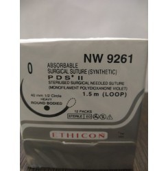 Ethicon Synthetic Absorbable Sutures Pds II (Polydioxanone) (NW9261)