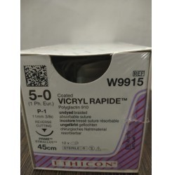 Ethicon Synthetic Absorbable (Polyglactin 910) Coated Vicryl Rapide (W9915)