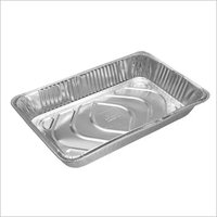 Aluminum Square Foil Container - 9000 Ml, Silver Rectangular Food Packing Solution | High Quality Food Grade Foil, Sgs Tested, Keeps Food Hot