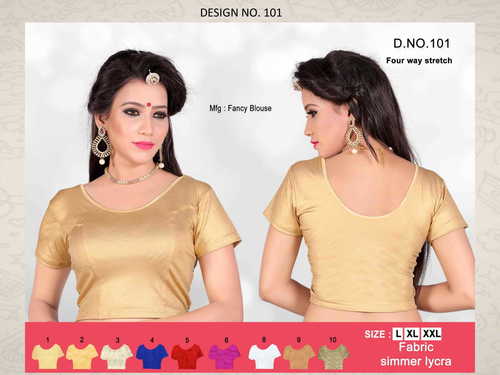 White Gold Red Blue Pink Simmer Lycra