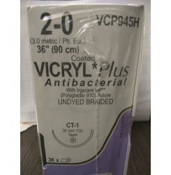 Ethicon Synthetic Absorbable Coated Vicryl Plus Antibacterial Sutures(VCP936H)
