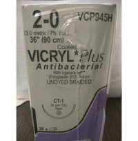 Ethicon Synthetic Absorbable Coated Vicryl Plus Antibacterial Sutures(VCP945H)