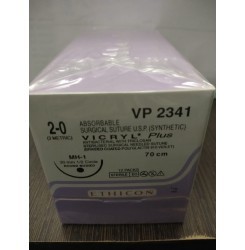 Ethicon Synthetic Absorbable Coated Vicryl Plus Antibacterial Sutures(VP2341)