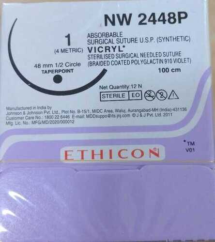 Ethicon Synthetic Absorbable  Coated Vicryl (NW2448P)