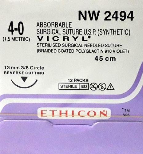 Ethicon Synthetic Absorbable  Coated Vicryl (NW2494)