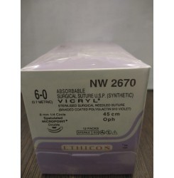 Ethicon Synthetic Absorbable Coated Vicryl (NW2670)