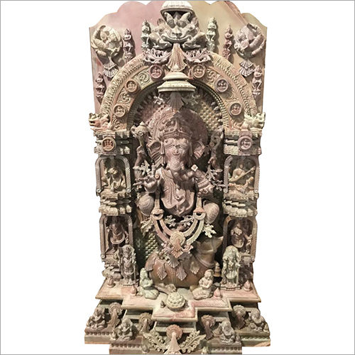 Antique Ganesh Stone Statue