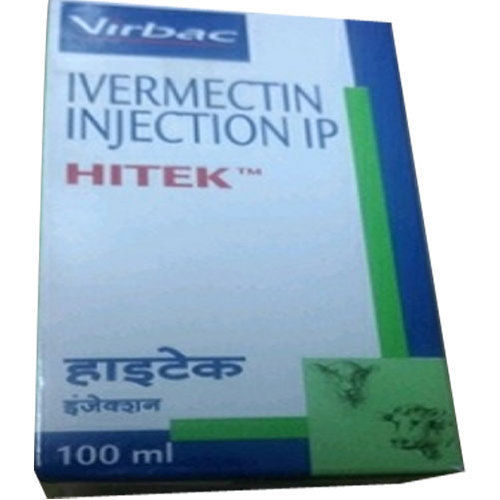 HITEK INJECTION 100ML-IVERMACTIN 10MG+BENZYL ALCHOHO