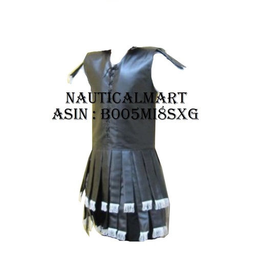 Easy To Install Handtooled Handcrafted Leather Roman Subarmalis - Armour Costume