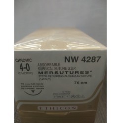 Ethicon Sterilised Surgical Gut Plain With Needle - Mersutures (Nw4283) Grade: Medical