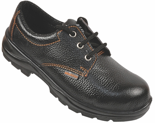 Black Isi Leather Safety Shoe