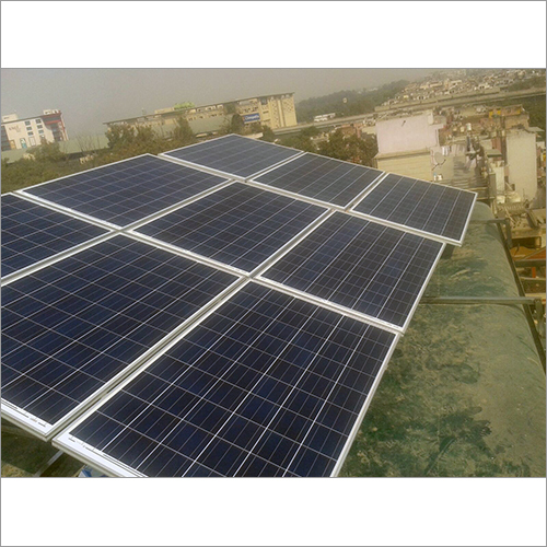 White Domestic On Grid Solar Power Plant