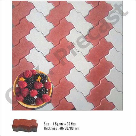 Zig Zag Paver Block Weight: 10 To 20 Kilograms (Kg)