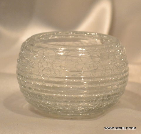 Round Glass Clear Glass Bowl