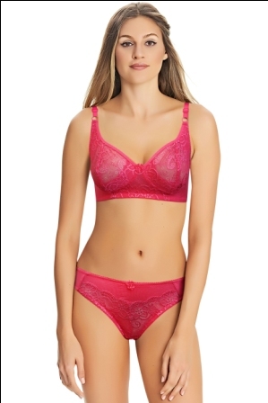 Pink Fancy Bra Panty Set