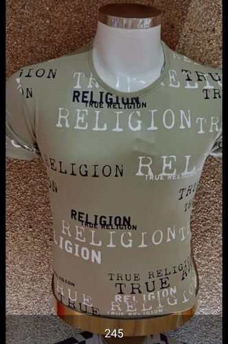 T-SHIRT - Cotton, M/L/XL Size, 6 Colors Available | Printed Pattern, Short Sleeves, O-Neck Collar, One Time Wash Warranty