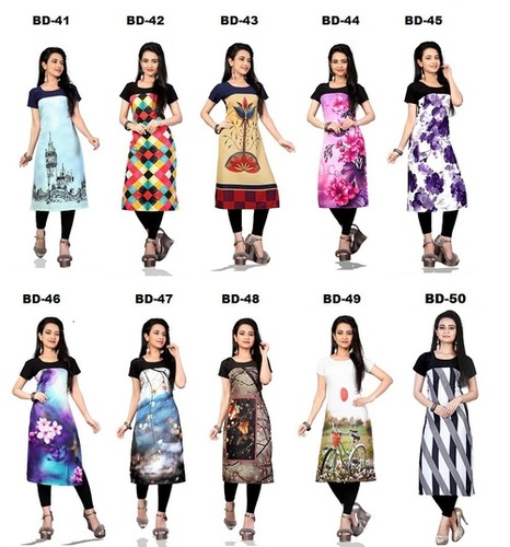Rainy Designer Crepe Printed Kurti