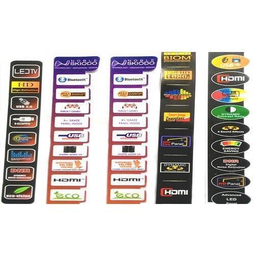 LED TV Stickers By KANCHAN LABEL MAKERS