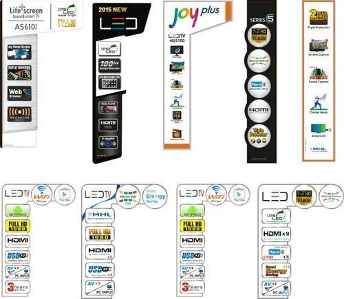 LED TV Front Sticker