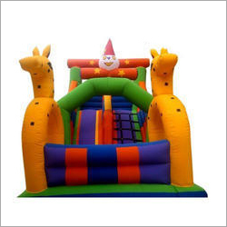 Available In Multicolor Inflatable Slide Castle