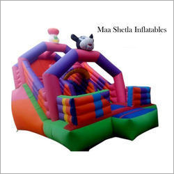 Available In Multicolor Pvc Inflatable Slide Castle