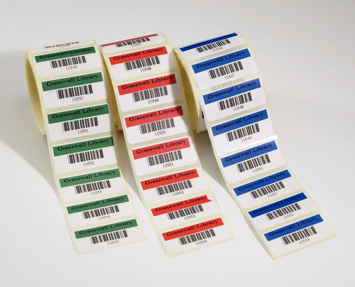 Color Barcode Stickers Printed Role