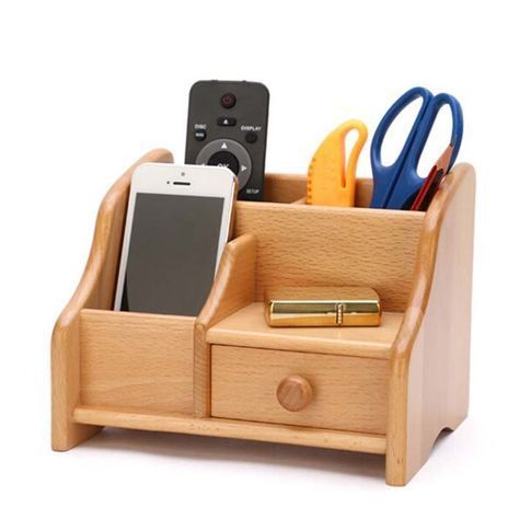 SMALL TABLE SHELT WOODEN STORAGE BOX