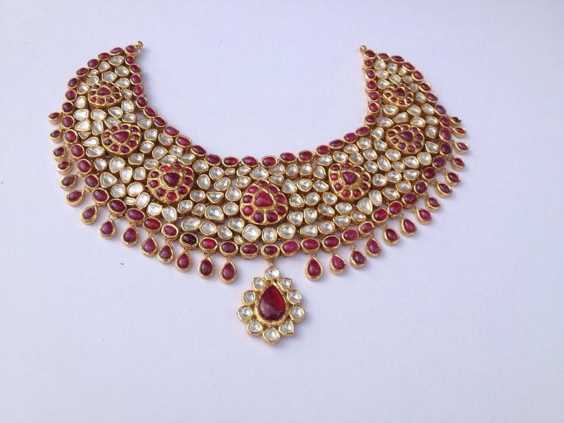 Kundan Gold Jewellery Necklace