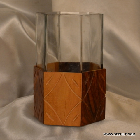 Handmade Glass Candle Holder