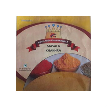Masala Khakhra - Wheat Flour 20x15cm Yellow | Crispy Texture, Flavorful Spices, Convenient Packaging