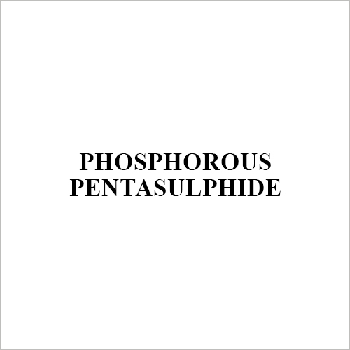 Phosphorous Pentasulphide Density: 2.09 Gram Per Cubic Meter (G/M3)