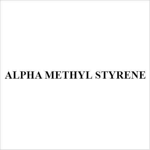 Alpha Methyl Styrene Density: 910 Kilogram Per Cubic Meter (Kg/M3)