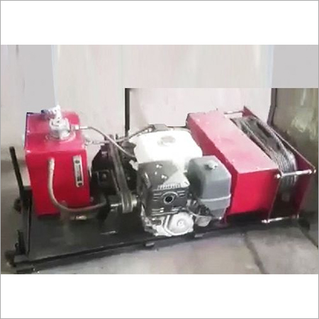 Portable IC Engine Powered Hydraulic Winch