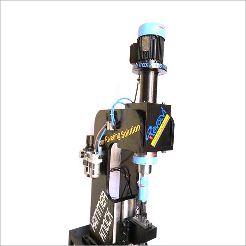 Black And Blue Automatic Riveting Machine
