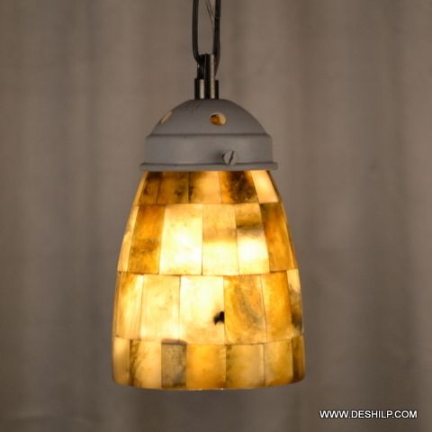 Seap Glass Antique Wall Hanging Lamp