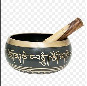 Handcrafted Black Tibetan Singing Bowl