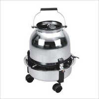 Aerosol Disinfector - Stainless Steel, Round Shape, Silver Color | Manual Operation, Portable And Efficient For Indoor Environments