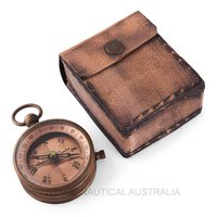 Compass a   Dollond Copper Dial